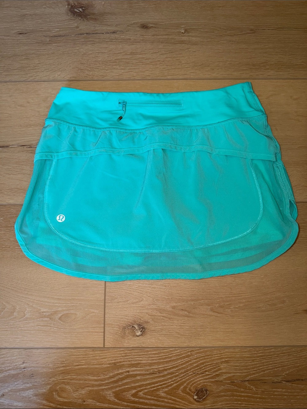 lululemon hotty hot athletic skort Bali breeze - teal